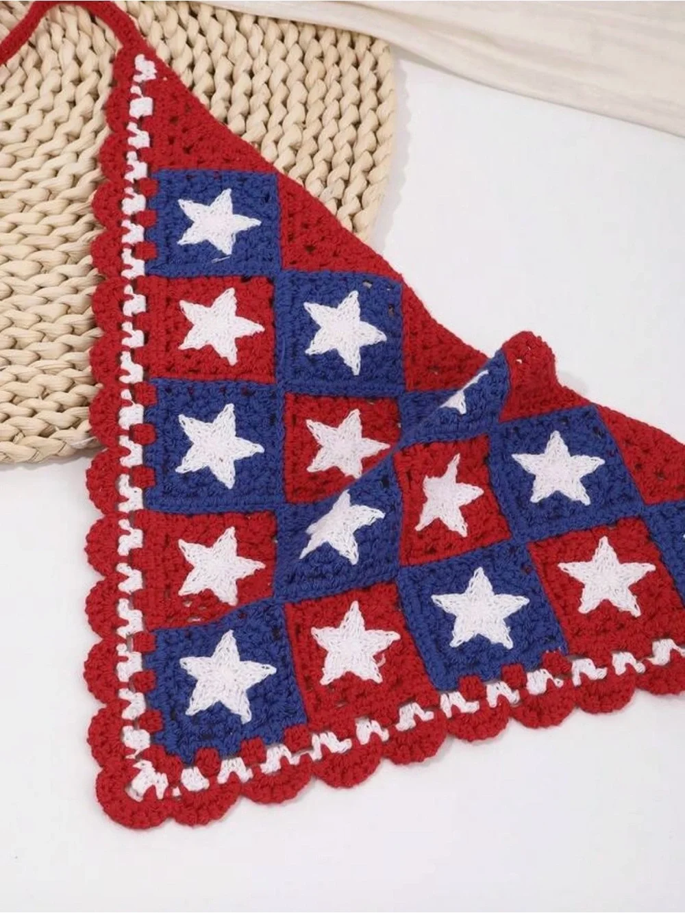 Private Label crocheted triangle